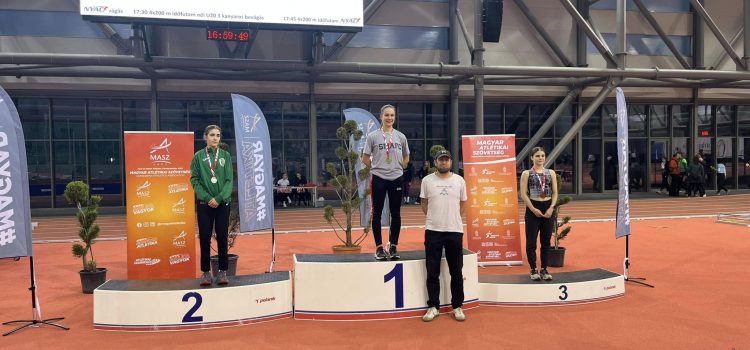 Arany és bronz, az U20-s fedett bajnokságon.